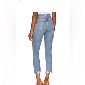 AGOLDE Riley High-Rise Straight Crop Jean